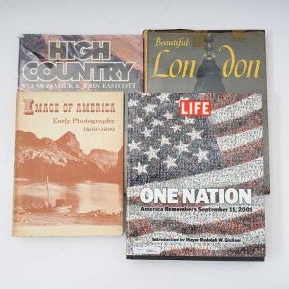 A Collection of Books on Photography, Place and Landmark Events