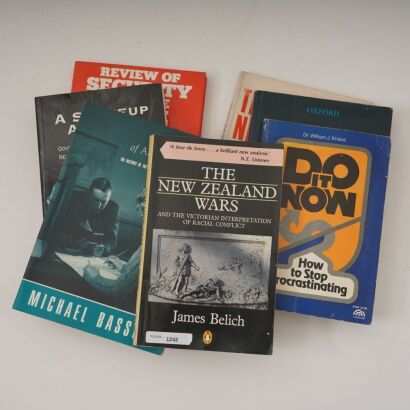 A Collection of Books on New Zealand Politics, History and Cultural Studies