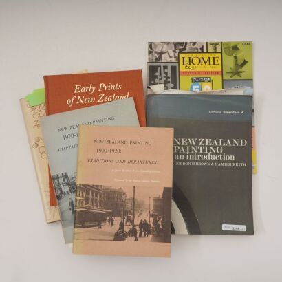 A Collection of Books on New Zealand Art and Printmaking &mdash; Painting, Early Prints and Photography