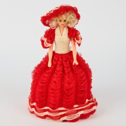 A Vintage Kiwiana Toilet Roll Doll