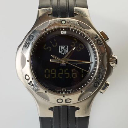 Stainless Steel, TAG Heuer Kirium Analogue / Digital Quartz Wristwatch, circa 2002