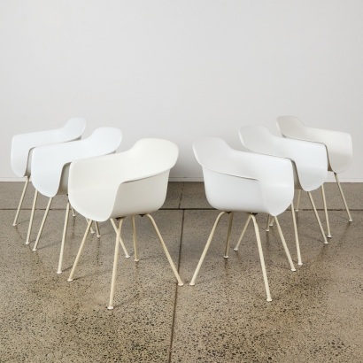 A Set of Six Muuto Fiber Chairs