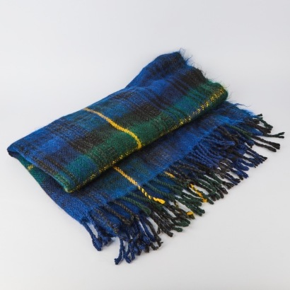 A Handcrafted Katikati Mohair and Wool Blanket