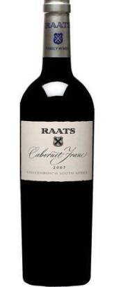 (4) 2007 Raats Family Cabernet Franc, Stellenbosch South Africa