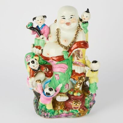 A Chinese 20th Century Maitreya Figure