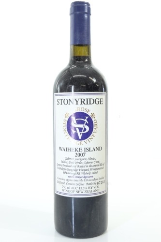 (1) 2007 Stonyridge Vineyard Larose, Waiheke Island