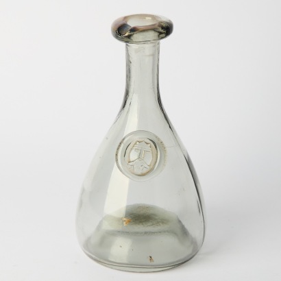 A Holmegaard Lutken Smoke Glass Vase Circa 1950 Mid-century Modern
