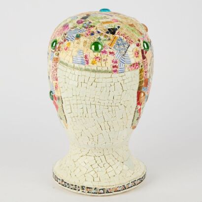 A Mosaic Mannequin Head