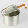 A Vintage American Whirley Pop Stove-top Popcorn Maker