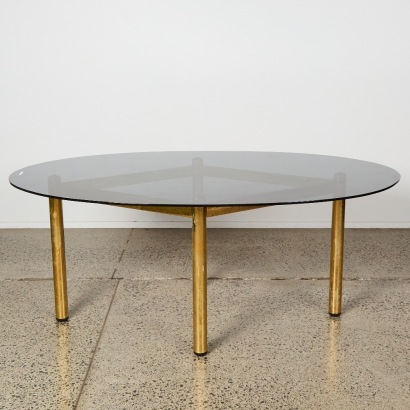 A Smokey Top Brass Table