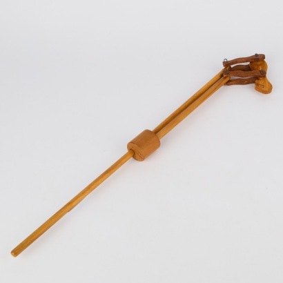 A Vintage New Zealand Made Wooden Acrobat Toy