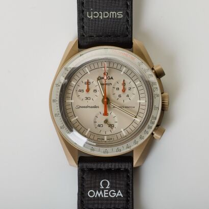 Swatch x OMEGA, MoonSwatch Bioceramic "Mission to Jupiter" Wristwatch, circa 2022 - present