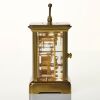 Brass, Matthew Norman for Tiffany & Co, Key-Wound Carriage Clock with Box, circa 1990-2000's - 2