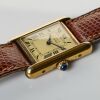 Vermeil Cartier, Must de Cartier Tank, Hand-wound Wristwatch, circa early 1980's - 2