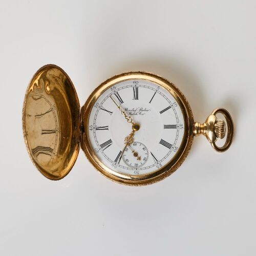 14ct Yellow Gold, U.S. Watch Co, Grade 62, Full-Hunter Pocket Watch, circa 1890