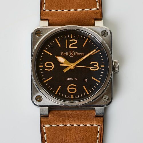Stainless Steel, Bell & Ross, BR03-92 Automatic Wristwatch with Box / Paperwork, circa 2017
