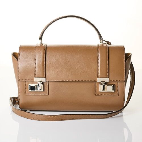 Moynat, Brown Leather Cabotin Bag