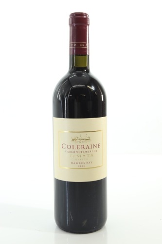 (1) 2003 Te Mata Estate Coleraine, Hawke's Bay