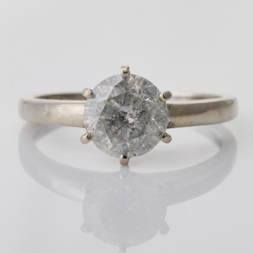 14ct White Gold, 1.82ct Diamond Solitaire Ring