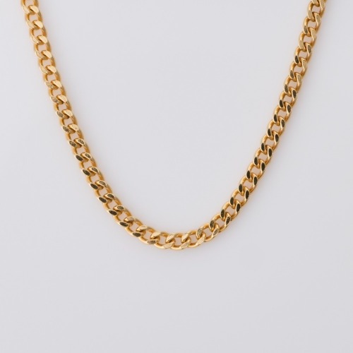 9ct Yellow Gold, 45cm Curb Link Chain