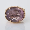 9ct Yellow Gold, Victoria Style, Amethyst Fob Pendant - 2