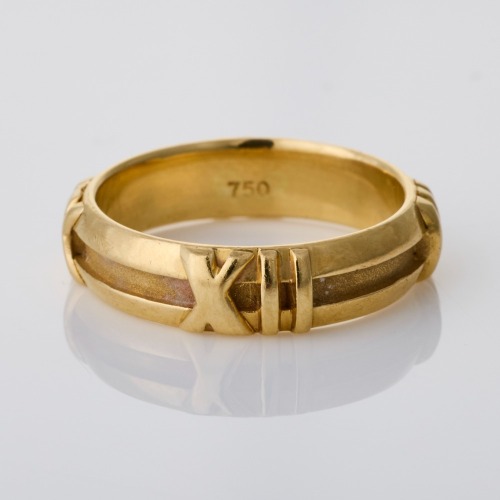 Tiffany & Co, 18ct Yellow Gold, Atlas Ring