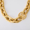 Louis Vuitton, 46cm Gold-Plated, Heavy Oval Linked Chain Necklace with Box