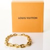 Louis Vuitton, 46cm Gold-Plated, Heavy Oval Linked Chain Necklace with Box - 3