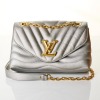 Louis Vuitton, Metallic Grey New Wave Chain Bag with Box - 2