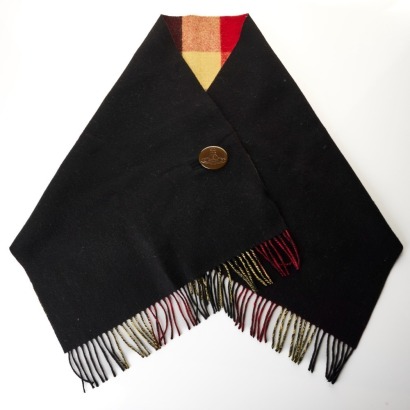 Vivienne Westwood, 100% Wool Tartan Reversible Poncho