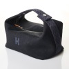 Herm&egrave;s, Black Canvas Bride-a-Brac Case, Size Large - 2