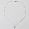 Platinum, 1.015ct Diamond Pendant on Chain - 2