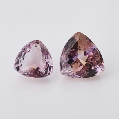 Two, Loose, Trilliant Cut Ametrines, 36.04cts Total Weight