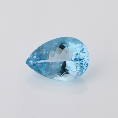 Loose, 7.70ct Pear Cut Blue Topaz