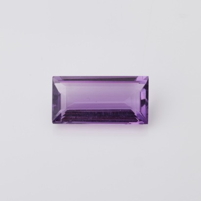 Loose, 16.24ct Rectangular Cut Amethyst