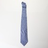 Salvatore Ferragamo, 100% Silk, Animal Printed Blue Tie