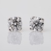 18ct White Gold, 1.00ct Diamond Stud Earrings