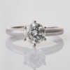 Michael Hill, 18ct White Gold, 1.00ct Diamond Solitaire Ring with Box