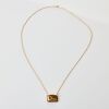 Tiffany & Co, 50cm, 18ct Yellow Gold / Sterling Silver, 'Sweet Nothings' Envelope Pendant Necklace with Box - 3