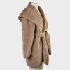 Max Mara, Beige Coloured, Alpaca / Wool Hooded Short-length Coat, Size 8 UK / Size 6 US - 3