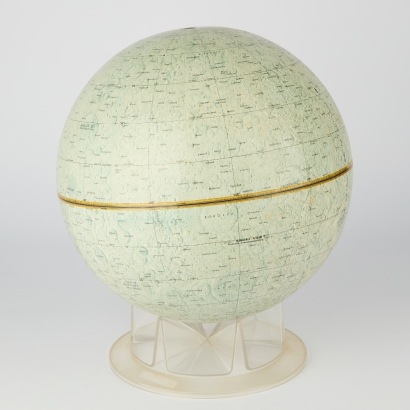 A Lunar Display Sphere on Stand