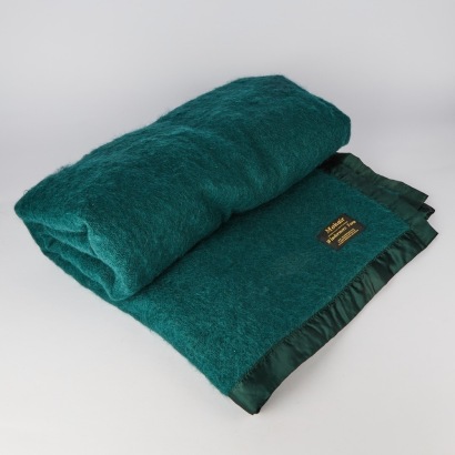 A Bed Sized Windermere New Zealand Mohair Rug by Masterweave Textiles