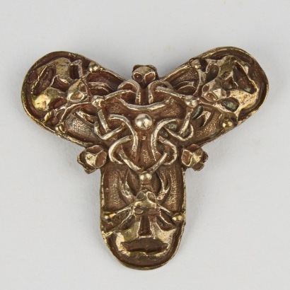 A Reproduction Viking Trefoil Brooch