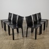 A Set of Six Mario Bellini Cab 412 Dining Chairs By Cassina