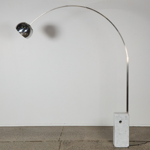 An Achille Castiglioni Flos Arco Floor Lamp