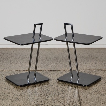 A Pair of Eileen Gray Occasional Tables Under license by Classicon