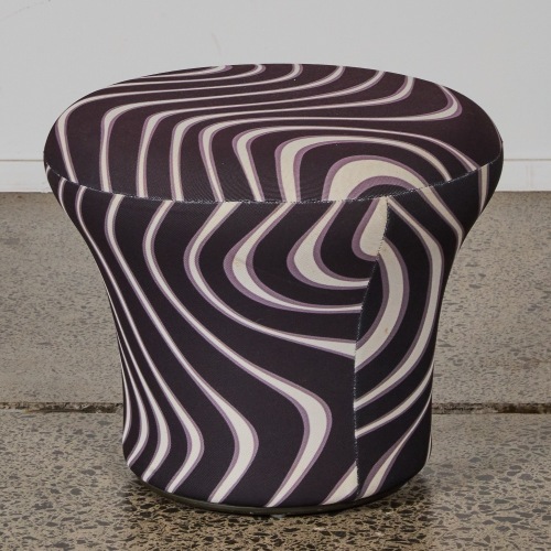 A Mushroom Pouf in the Style pf Pierre Paulin
