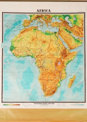 A Vintage Africa Map