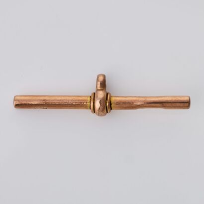 9ct Rose Gold, 37mm T-Bar