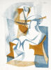 LOUISE HENDERSON Untitled, Showing Two Abstracted Figures